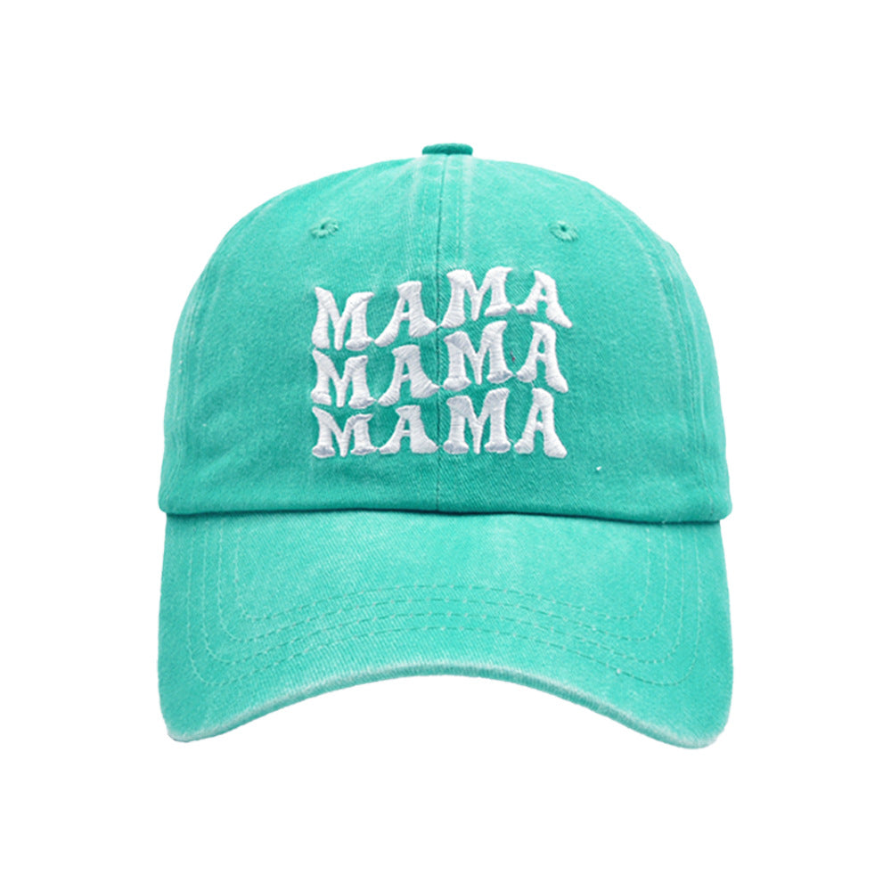 Wholesale Cotton Parent-child Three-row Letter MAMA MINI Baseball Cap